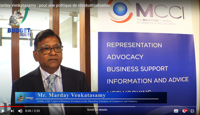 MCCI for the re-industrialisation policy: watch the video of MCCI President