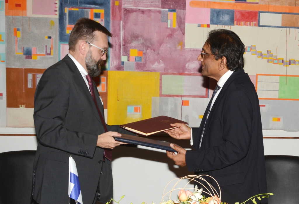 A Bilateral Air Services Agreement signed between Mauritius and Finland