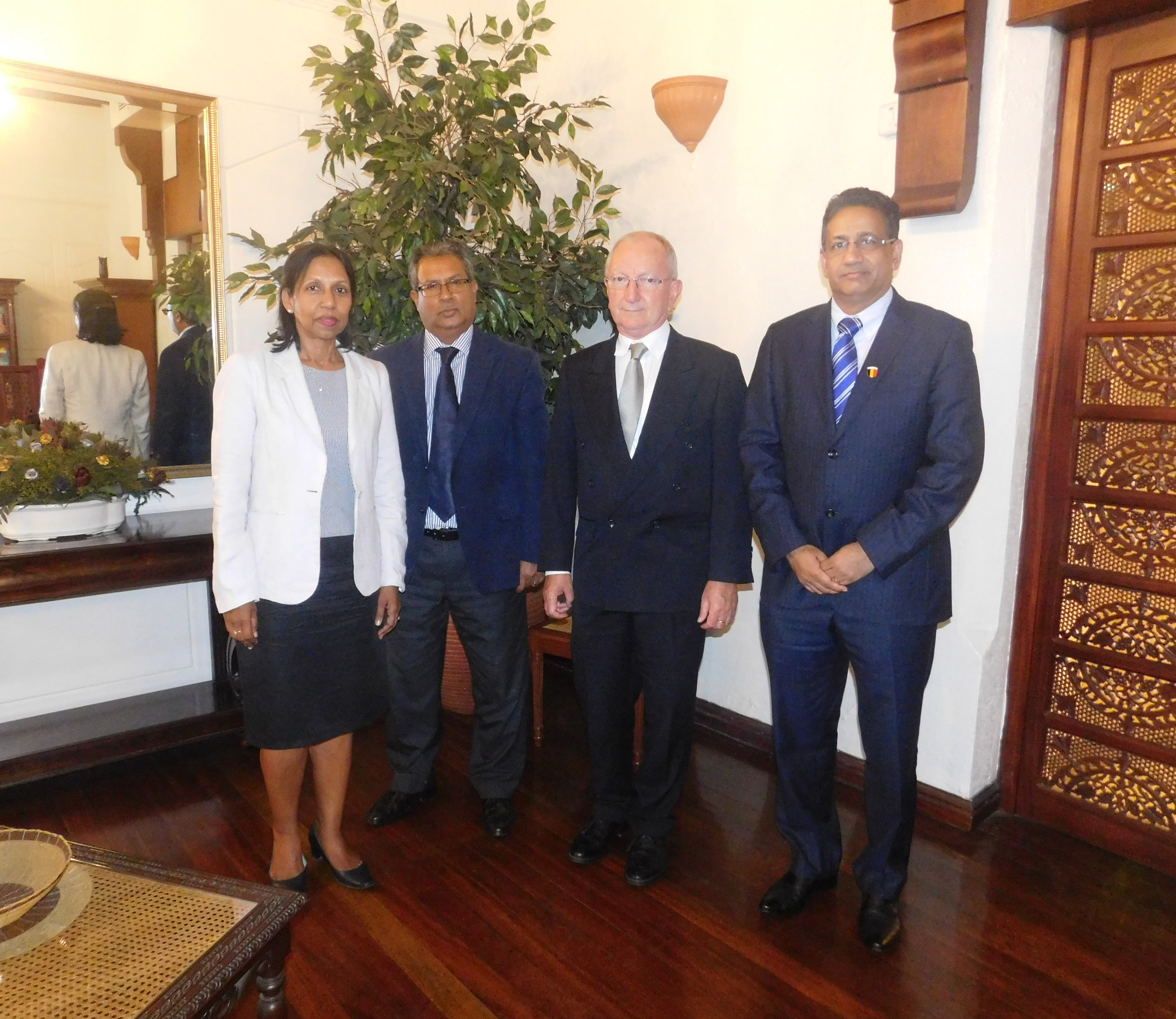 Courtesy visit of Paul Cartier, Ambassador of the Kingdom of Belgium, to the MCCI