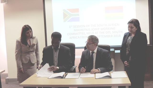 Mauritius-South Africa: Business Cooperation to reach new heights