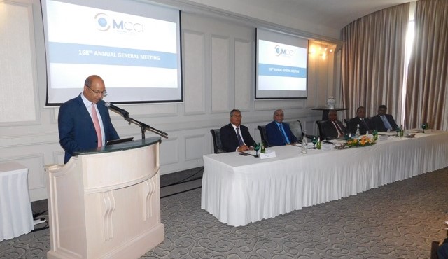 'State of the Economy Address' by Mr. Azim Currimjee, President of the MCCI during the 168th MCCI AGM