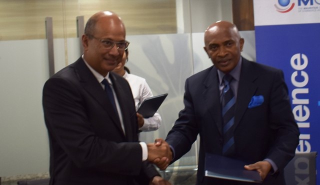 Signature d’une convention entre la MCCI et la Chambre de Commerce et d’Industrie de Mayotte dans le domaine de la formation