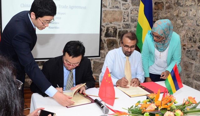 First Round of Discussions on the Mauritius-China FTA