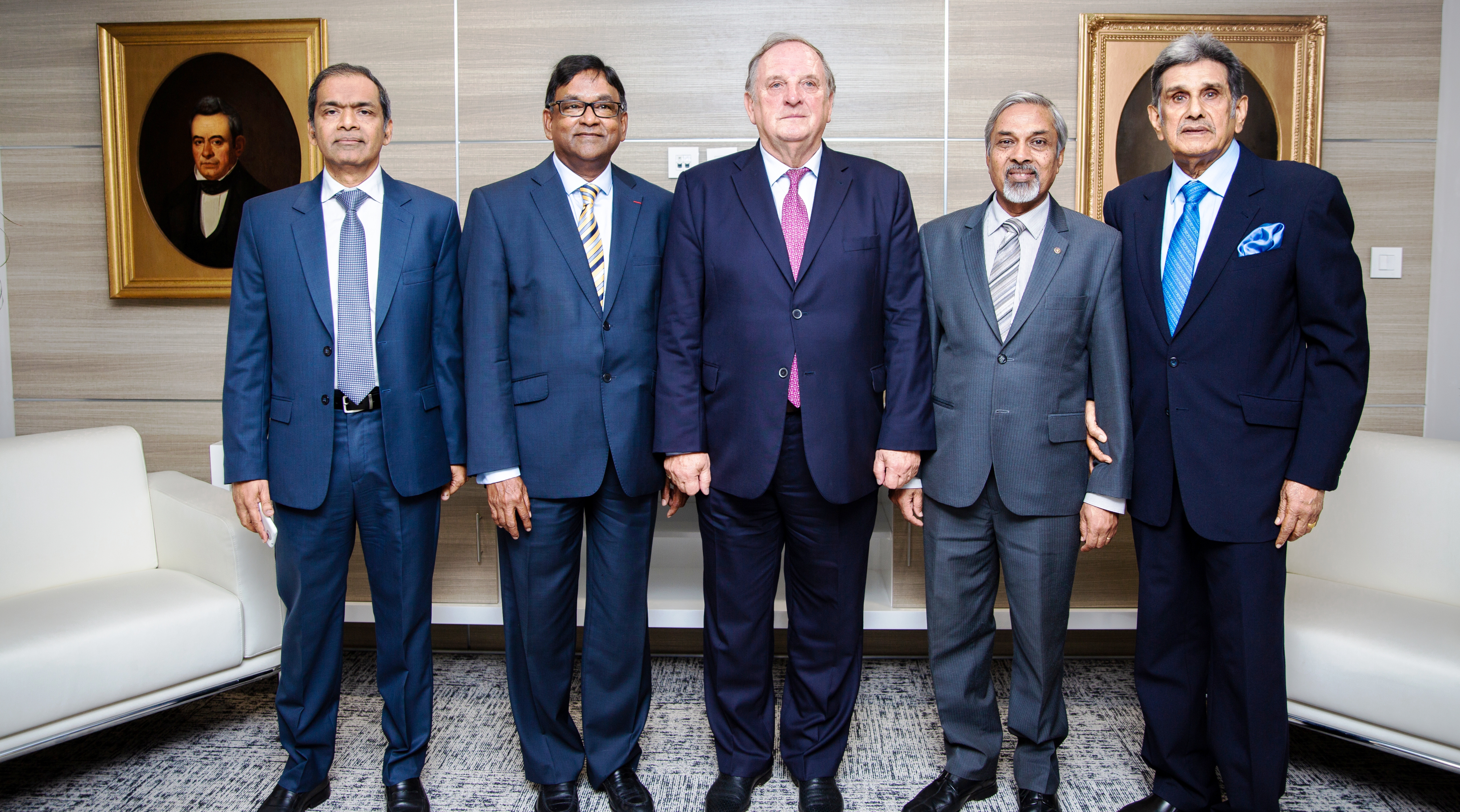 ICC WCF Chairperson, Peter Mihok, meets members of the MCCI