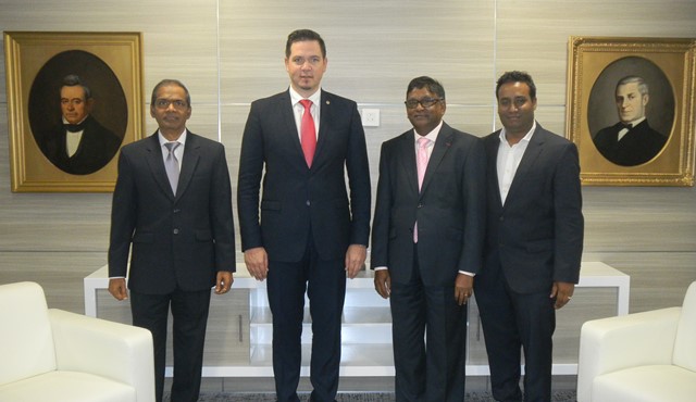 Courtesy visit of H.E. Mr. Tudor Ulianovschi at the MCCI