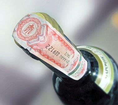 Extension of Excise Stamps on Beer and Wine