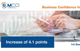 Increase of 4.1 points in the Business Confidence Indicator in the first quarter of 2019