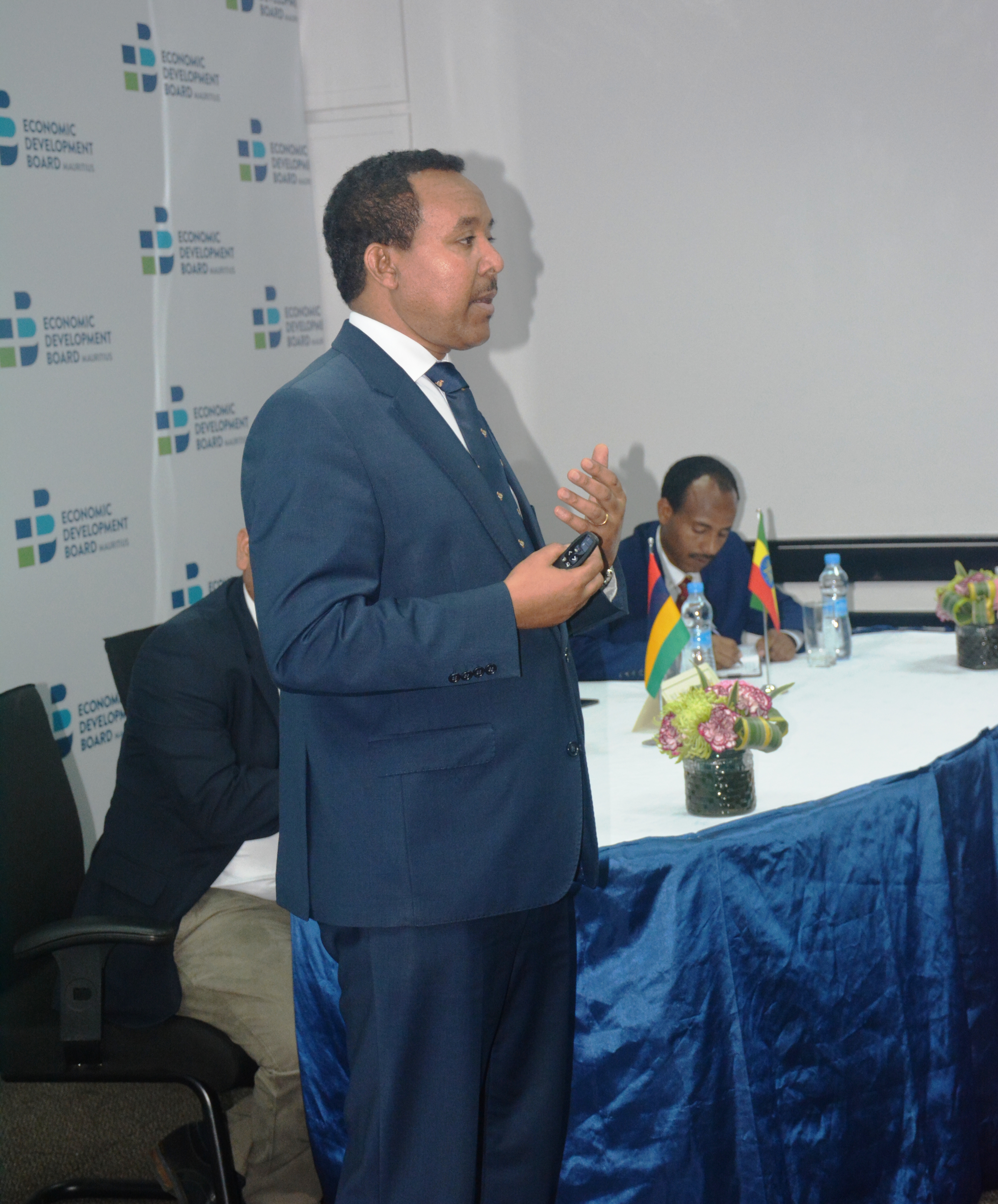 Meeting with Ambassador of Ethiopia, H.E Addisu Gebreigzabhier