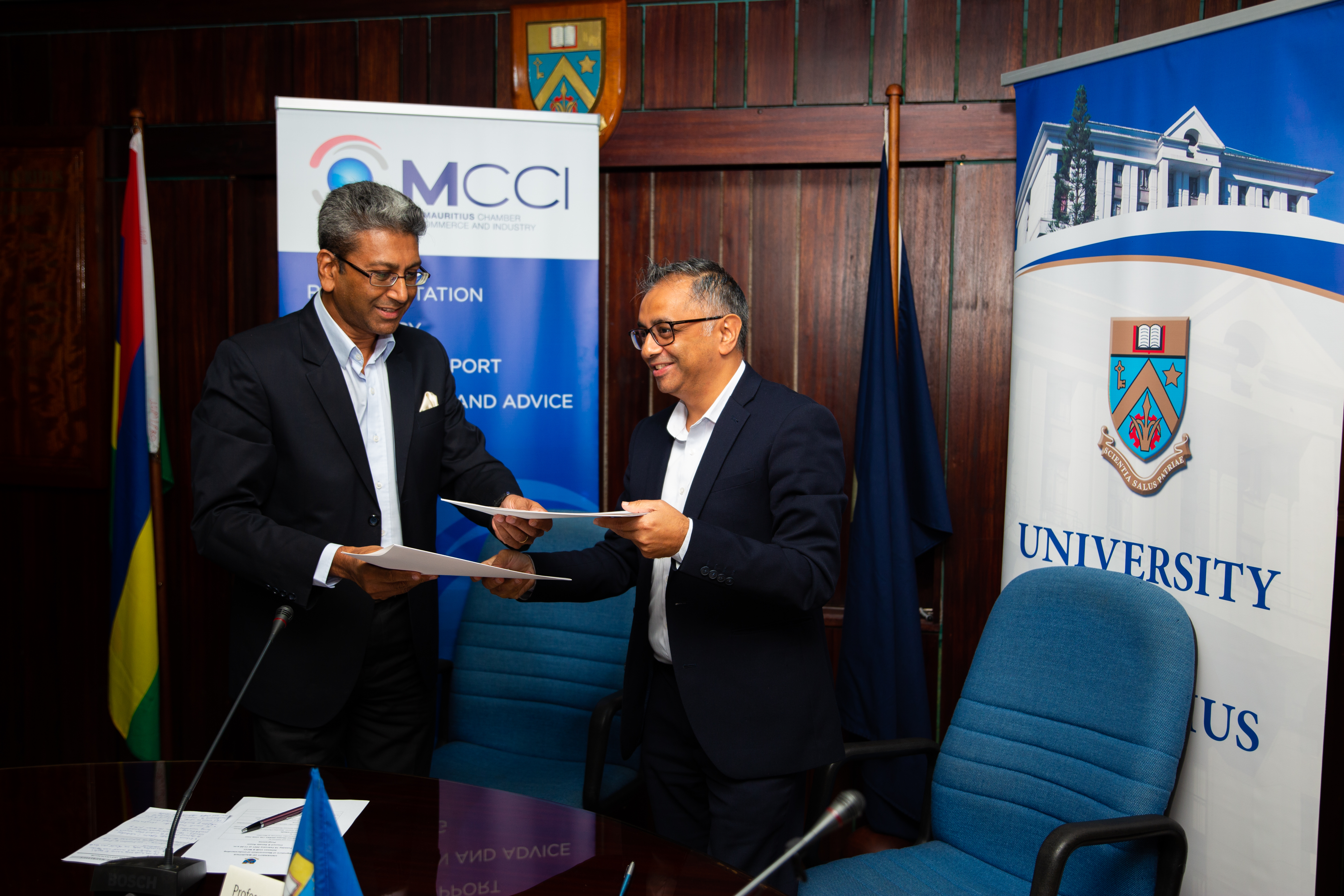Consolidation of relations between the MCCI and the University of Mauritius