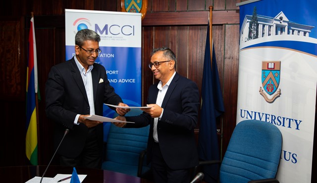 Consolidation of relations between the MCCI and the University of Mauritius