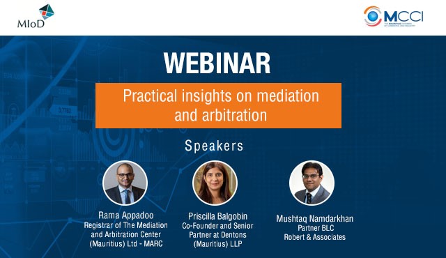 Webinar : Practical Insights on Mediation and Arbitration