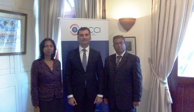 Visit to the MCCI of the  Ambassador of Georgia, His Excellency Mr. Beka Dvali