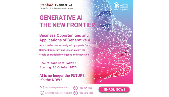 MCCI Business School Launches New Stanford Programme on Generative Artificial Intelligence